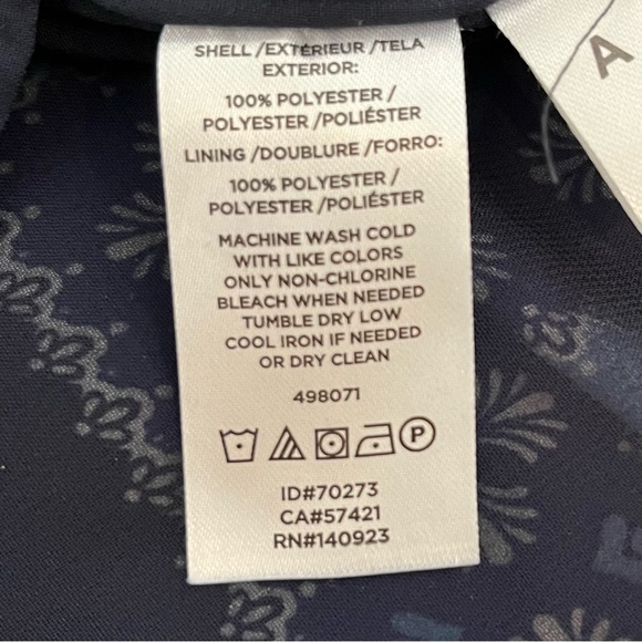 Loft Blouse Sleeveless Double Button Halter Neck Small Blue and Green - EUC - Picture 3 of 7